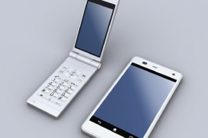 携帯電話とスマートフォン イメージ